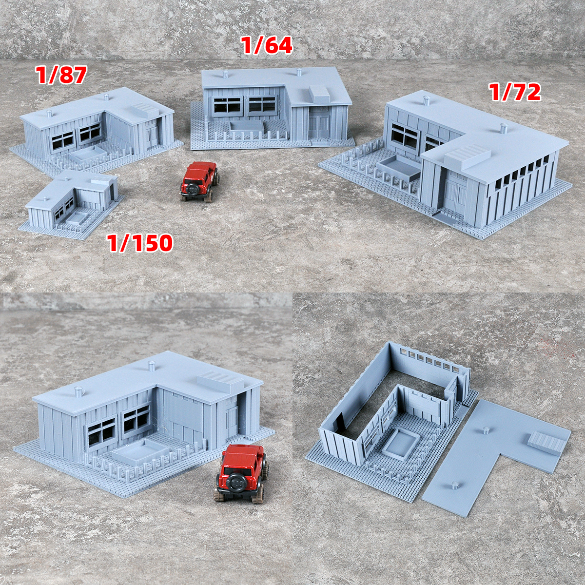 Office Technology - Assembly Architectural sand table bungalow garage