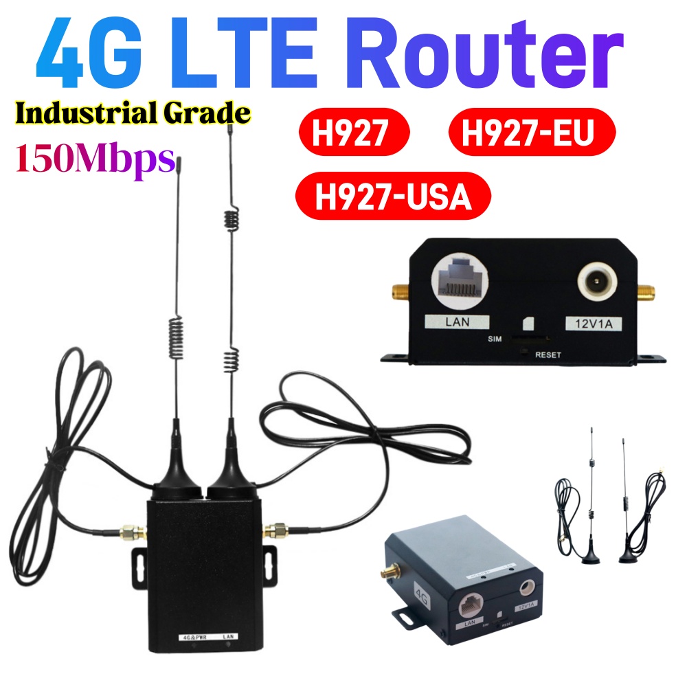 H927 WiFi Router Industrial Gr - 4G Lte Router Sim incelemesi ve fiyatı
