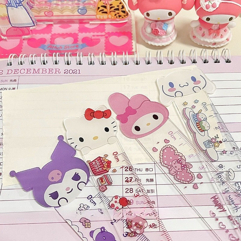 Cinnamoroll Ruler Cute Sanrio  - Office Tech Accessories incelemesi ve fiyatı