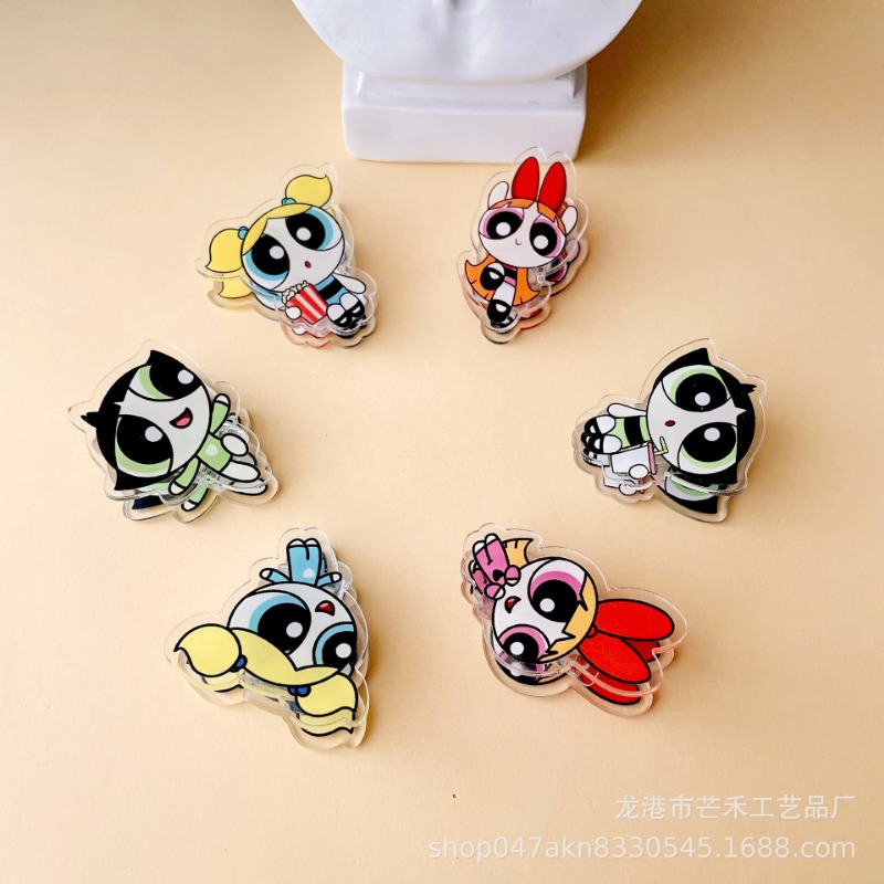 6PCS Kawaii The Powerpuffs Gir - Office Tech Accessories incelemesi ve fiyatı