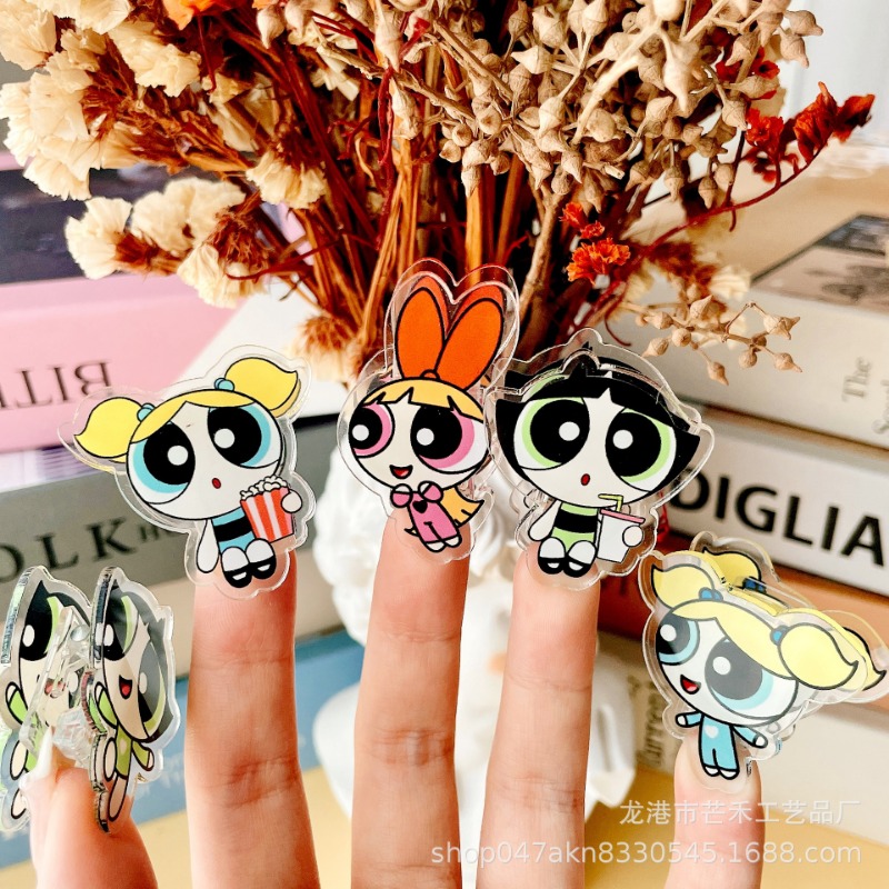 6PCS Kawaii The Powerpuffs Gir - Office Tech Accessories incelemesi ve fiyatı