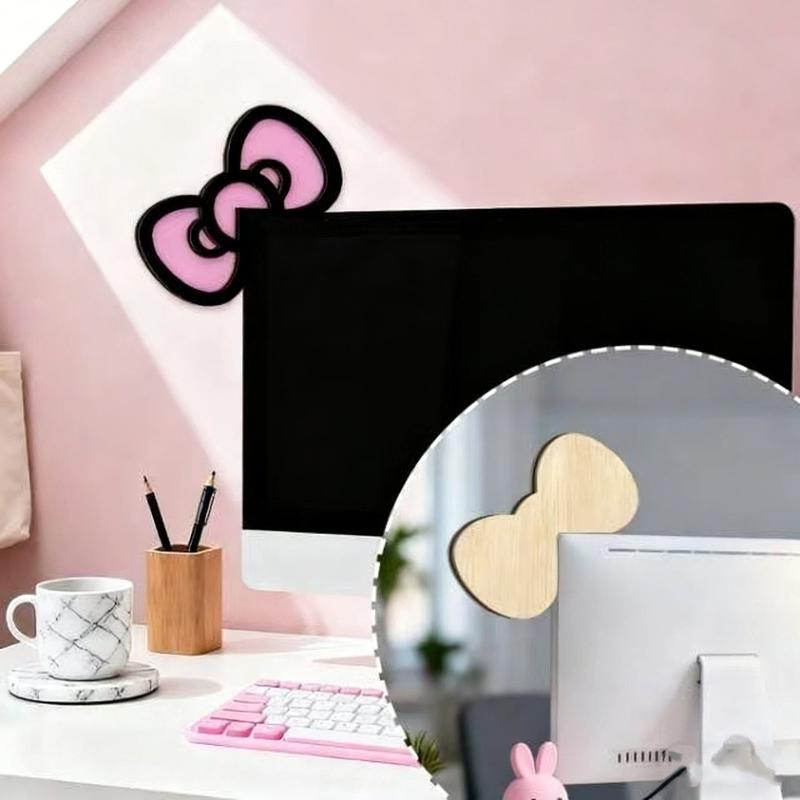 New 1/2Pcs Wooden Bowknot PC A - Office Technology incelemesi ve fiyatı