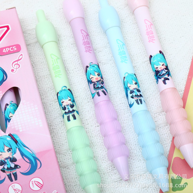 Kawaii Hatsune Miku Gel Pen Cu - Office Tech Accessories incelemesi ve fiyatı