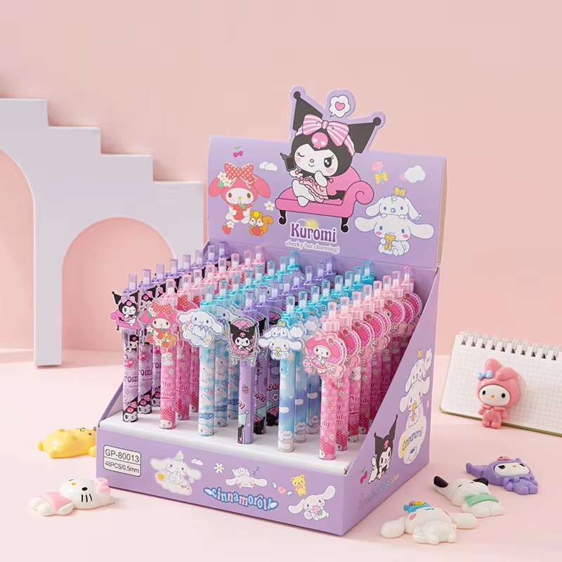 48pcs Gel Pen Kuromi Cinnamoro - Office Tech Accessories incelemesi ve fiyatı