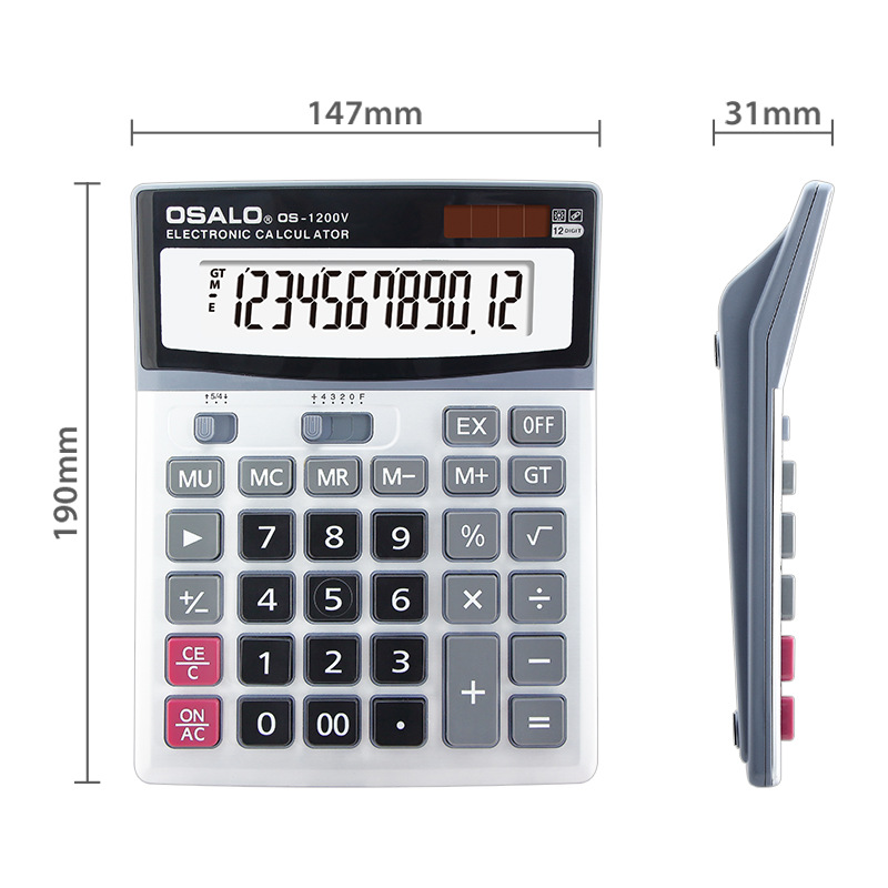 Solar Calculator ABS Plastic O - Office Technology incelemesi ve fiyatı