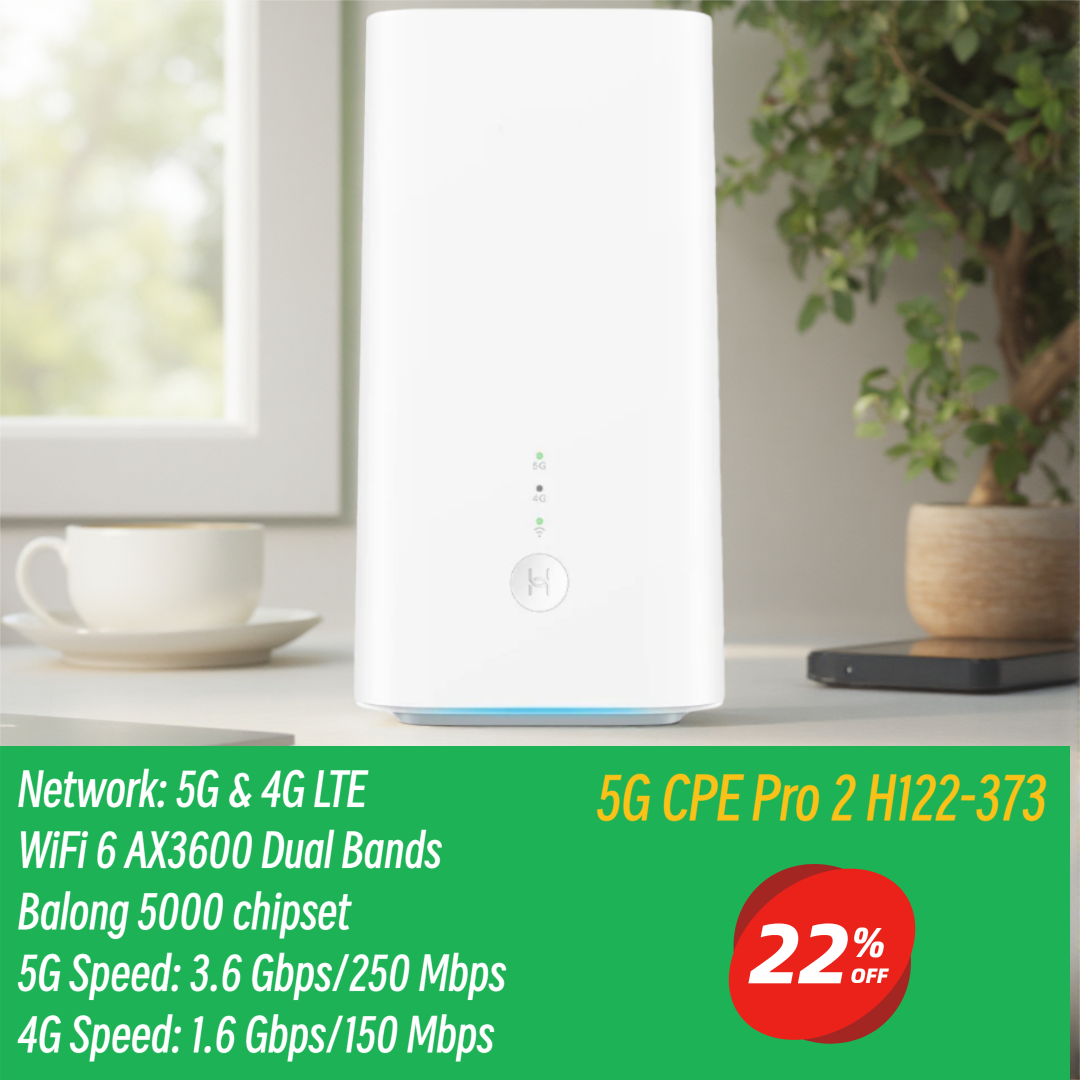 Unlocked 5G CPE PRO 2 H122-373 - 4G Lte Router Sim incelemesi ve fiyatı