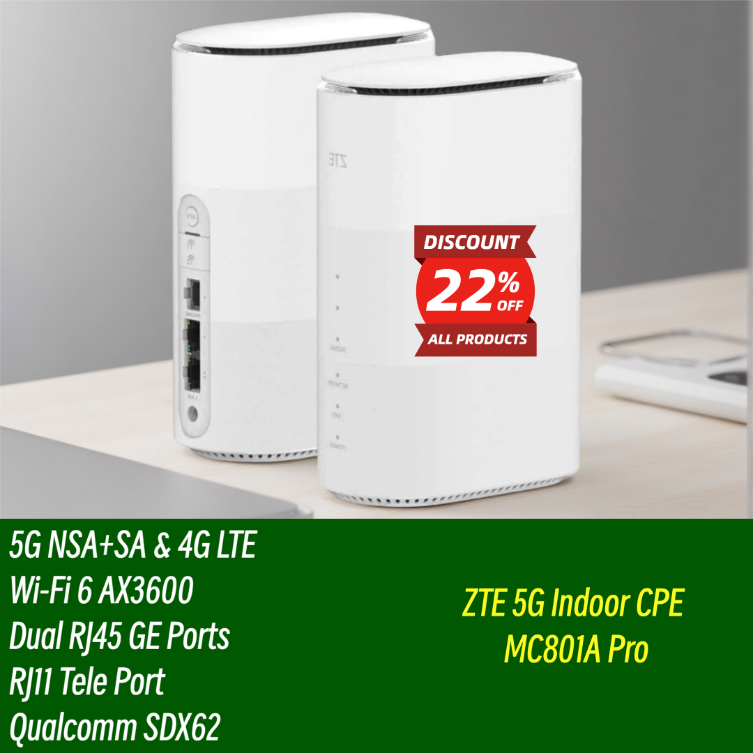 ZTE 5G Indoor WiFi Router MC80 - 4G Lte Router Sim incelemesi ve fiyatı
