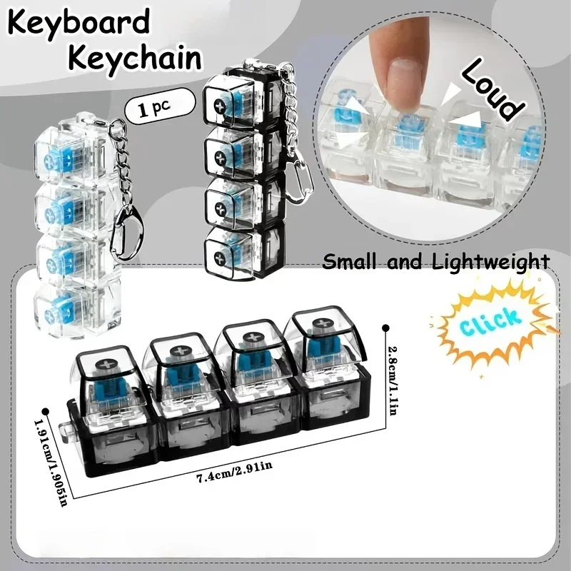 1pcs LED Keyboard Keycap Stres - Office Productivity Tech incelemesi ve fiyatı