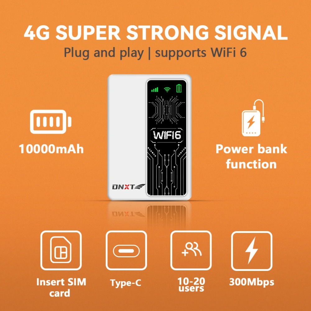 M20 4G LTE WiFi6 Router 300Mbp - 4G Lte Router Sim incelemesi ve fiyatı