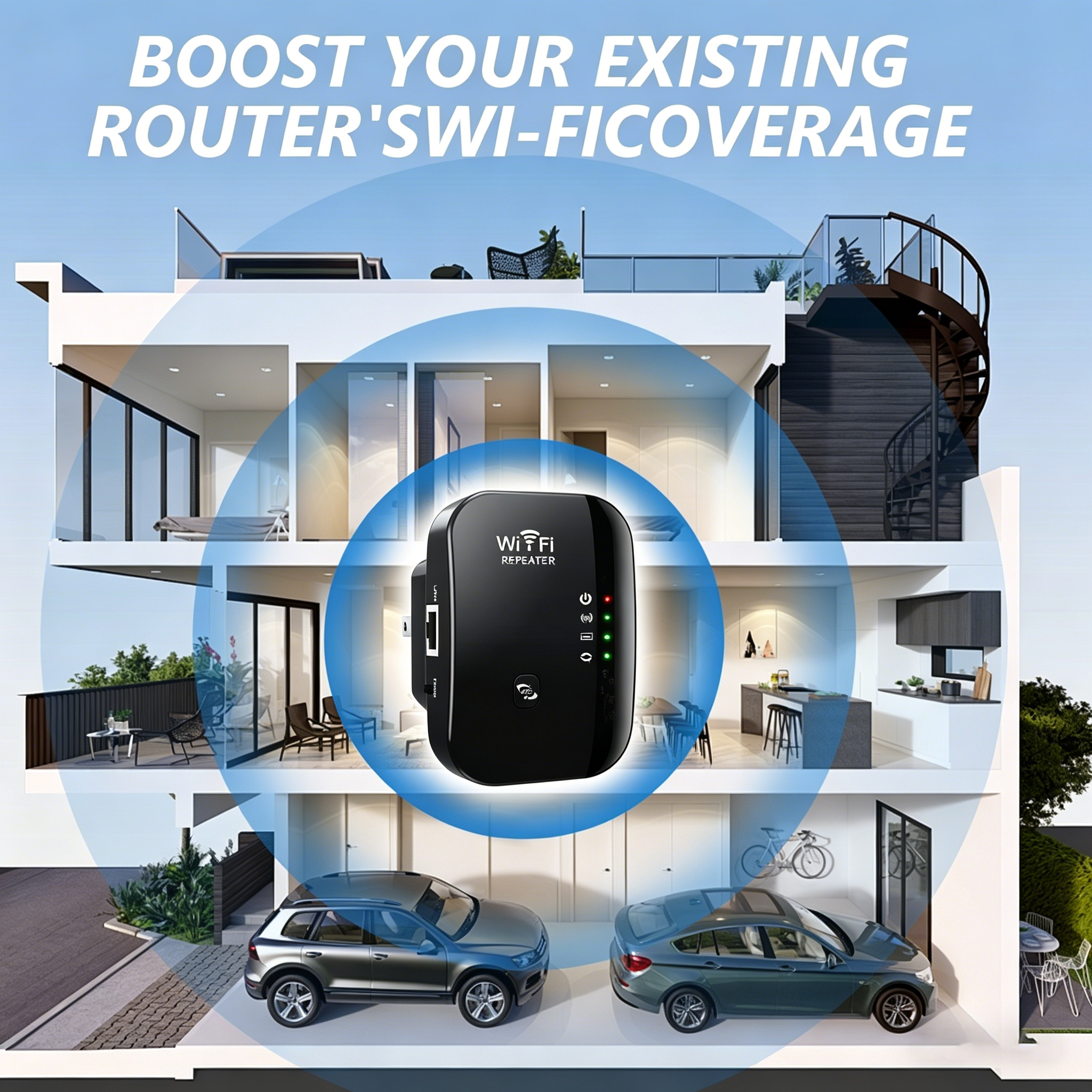 Wireless 300M 2.4GHz WiFi Rang - Office Technology incelemesi ve fiyatı
