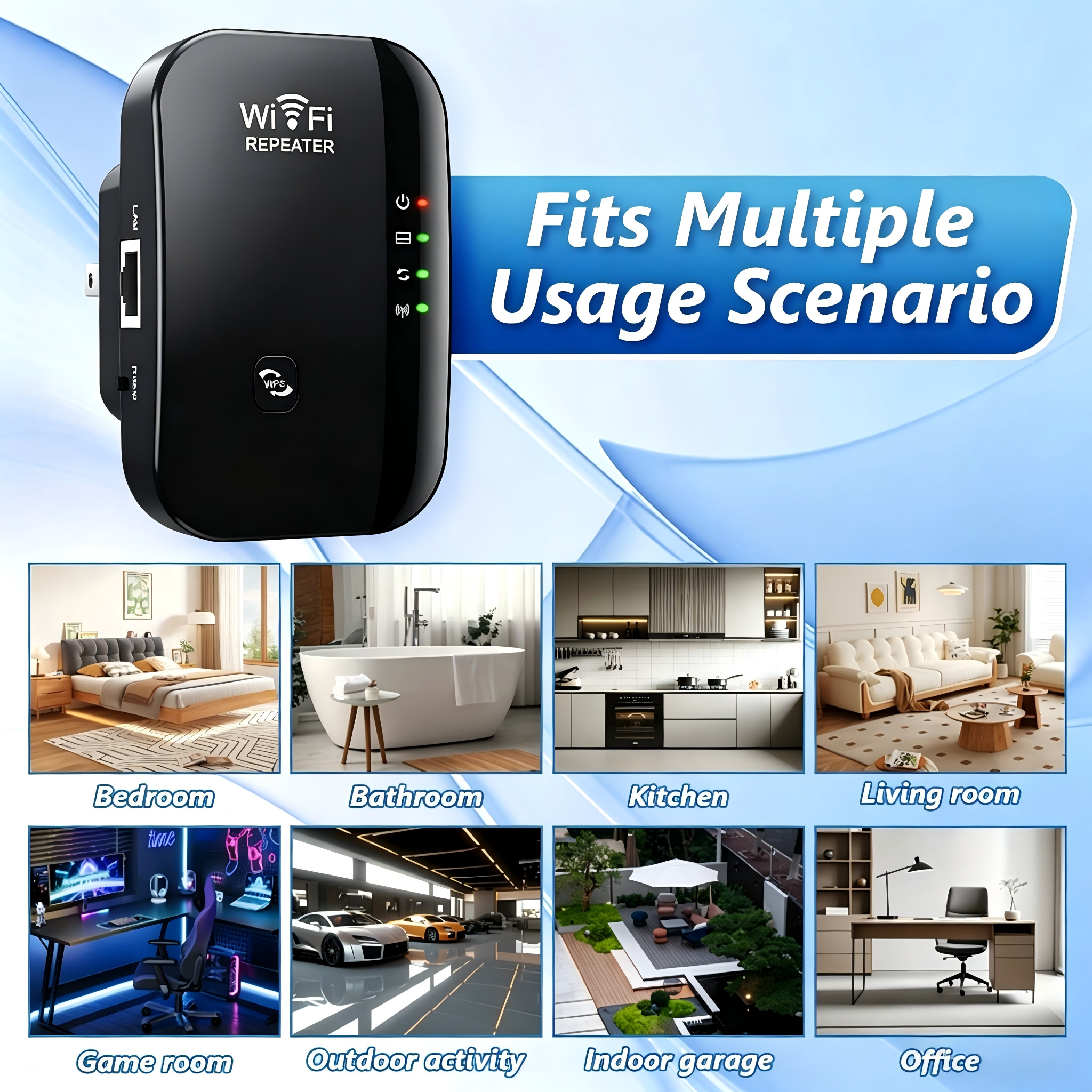 Wireless 300M 2.4GHz WiFi Rang - Office Technology incelemesi ve fiyatı